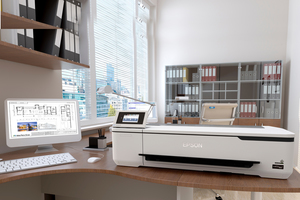  Der „SureColor SC-T3100“ ist eine preiswerte, großformatige CAD-/CAM-/GIS-Drucklösung für Architekten und Bauingenieure. 