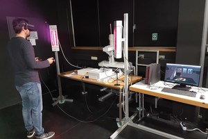  Demonstrator zum Erleben virtuell und real vermittelter Wirkungen von Produkten über eine neuartige Kopplung von Simulation und Bausystemen 