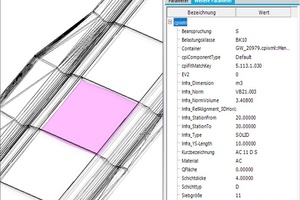  Visualisierung Bauwerk Straße inklusive Detailinformationen 