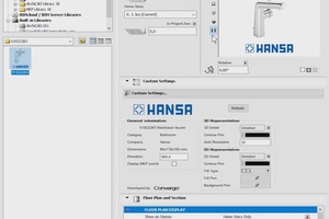  Als umfangreiche Datenbasis sorgen die Hansa- BIM-Daten für eine sichere, effiziente Planung und einen optimalen Informationsaustausch. 