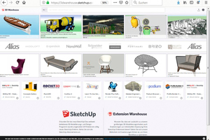  … oder Datenbanken wie das Google-„3D Warehouse“ bieten Nützliches zum Nulltarif. 