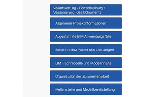  Der BAP definiert wichtige Rollen des Einzelnen im BIM-Planungsprozess und regelt u.a. den Meilensteine im Projekt, den Datenaustausch zwischen den Planungsbeteiligten oder die Zusammenarbeit der beteiligten Planungspartner.  
