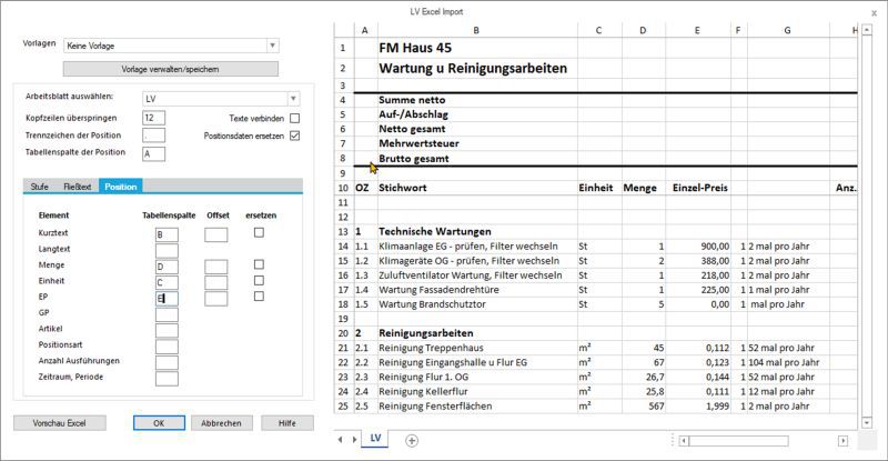 Leistungsverzeichnis Gebäudereinigung Excel / Https Www ...