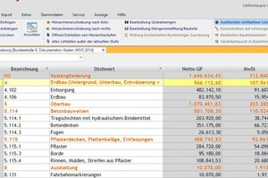  Beispielhafte Kostenauswertung 