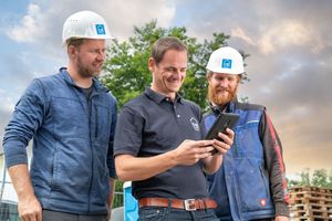  Baubesprechung mit dem Juniorchef Johannes Häfele 