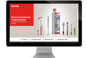  Der fischer-Produktberater ist auch als Webversion für den PC verfügbar.  