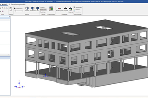  Physisches Modell aus „Archicad“ im Frilo-„BIM-Connector“  
