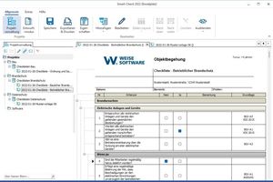  „Smart-Check 2022“ unterstützt den digitalen Workflow von der Konzeption über die Anwendung bis hin zur Auswertung individueller Checklisten. 