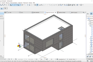  Das digitale Architekturmodell wurde in der BIM-Planungssoftware „Archicad“ von Graphisoft entwickelt 