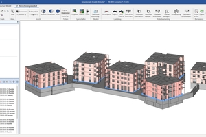  An den BIM-Connector lassen sich ganze Gebaeudekomplexe aus einer CAD-Software übergeben. 