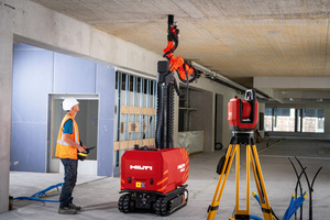  Bauroboter können beispielsweise Überkopfarbeiten weitgehend autark ausführen 