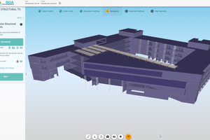  <div class="bildtext">Der digitale Zwilling ist eine virtuelle Kopie eines realen Bauwerks, die sich mit dem physischen Original ständig im Gleichklang weiterentwickelt. Auf diese Weise lässt sich der Bau eines Gebäudes bereits in der Planungsphase simulieren.</div> 