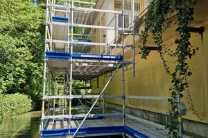  Einrüstung Lohmühle im Programm „scaffmax“.  