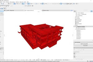  <div class="bildtext">Das Analysemodell in „Archicad“.</div> 