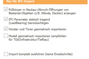  <div class="bildtext">Ein interaktiver oder automatischer Import von Modelldaten ist möglich.</div> 