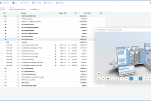  <div class="bildtext">Erstellung eines Leistungsverzeichnisses zu einem projektähnlichen Objekt in „Nova AVA“.</div> 