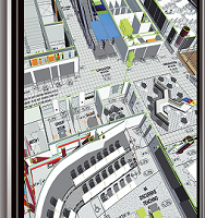 Die 2D/3D Planüberlagerung&nbsp;schließt die Lücke zwischen den Workflows in den entsprechenden&nbsp;Welten. Diese Funktion ist sowohl in der Planung als auch auf der Baustelle nützlich.  