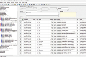  <div class="bildtext">Positionsweise Abrechnung der Elektroarbeiten in „MWM-Libero“.</div> 