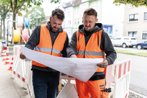  Nur der Plan darf auch mal als Papier vorliegen. Die restliche Dokumentation erfolgt bei vP Infrastruktur vollständig mobil und digital. 