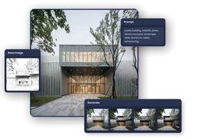  Bild 2: KI-Bildgeneratoren erstellen aus Textanweisungen oder Skizzen fotorealistische Bilden, die man für Kundentermine oder als Anregung nutzen kann. 