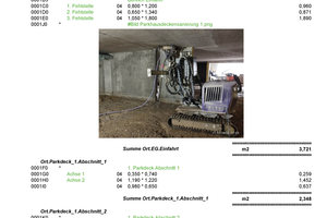  <div class="bildtext">Mit „MWM-Libero“ kann eine Druckausgabe des Aufmaßes erstellt werden.</div> 