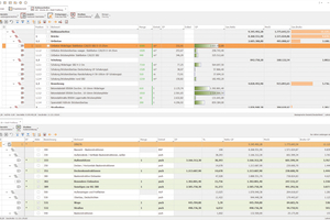  <div class="bildtext">Beispielhaftes Leistungsverzeichnis mit Kostengliederung nach DIN 276: Die normgerechte Struktur erleichtert die transparente Zuordnung und Fortschreibung der Kosten.</div> 