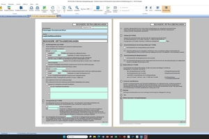  Die Lehrveranstaltungen umfassen unter anderem die Erstellung praxisrelevanter Dokumente mit der Software „PrintForm“. 